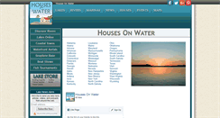 Desktop Screenshot of housesonwater.com
